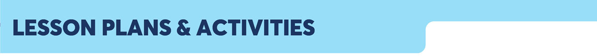 Lesson Plans & Activities tab